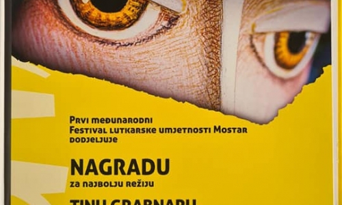 ГРАН ПРИ „Златни свитац” у Мостару крагујевачкој представи „Тихи дечак” – ПЗДКГ добило награде и за најбољу режију и глумачко остварење
